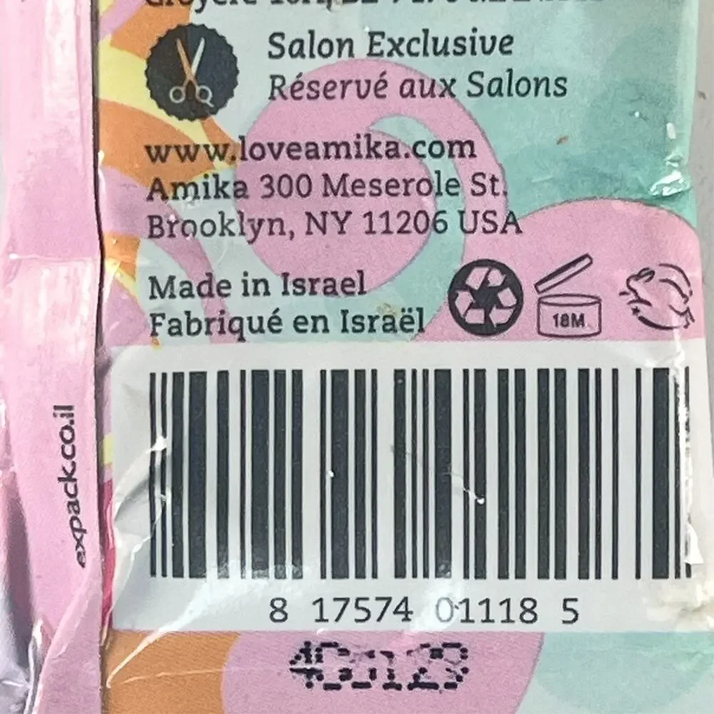 Amika Soulfood Nourishing Hair Mask Sew Buckthorn Berry Travel .7 fl oz 20ml New